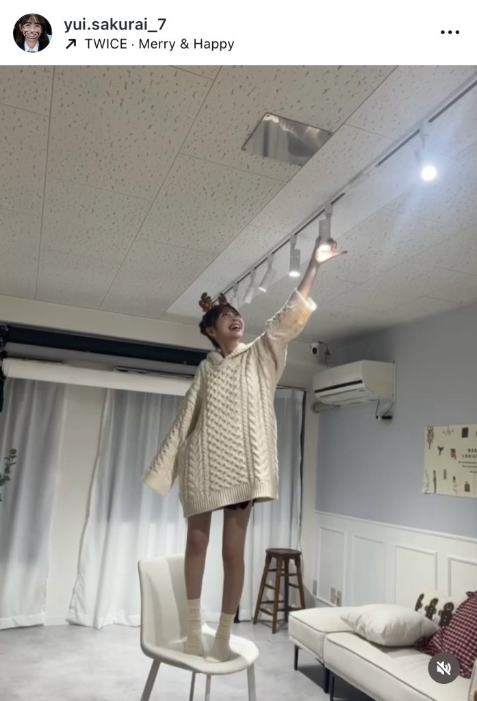 クリスマスパーティーでの1コマ