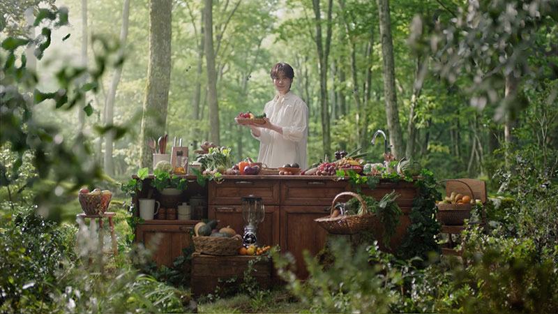 岡田将生が出演する『新ビオフェルミンS錠』の新CM「森のキッチン」篇より