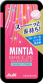 アサヒGS ミンティアブリーズ シャイニーピンク 30粒(22g)×8個