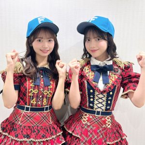 AKB48川村結衣＆花田藍衣、“ころもちゃん”コンビがきつねダンスに出演！ファイターズファンのかわゆいはファーストピッチにも挑戦