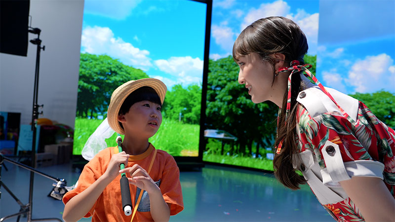 スキンベープシリーズ新CM「みんなのムチューを応援！」篇メイキング