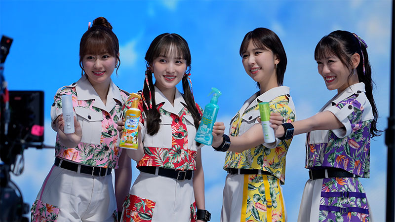 スキンベープシリーズ新CM「みんなのムチューを応援！」篇メイキング
