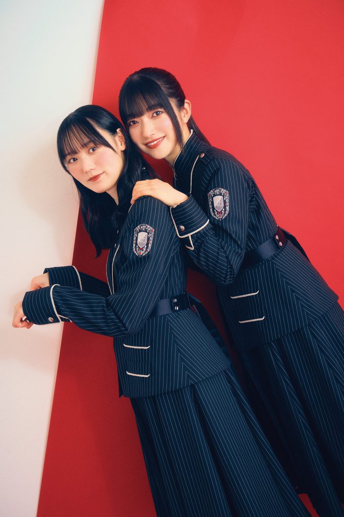 写真左から、増本綺良と大園玲