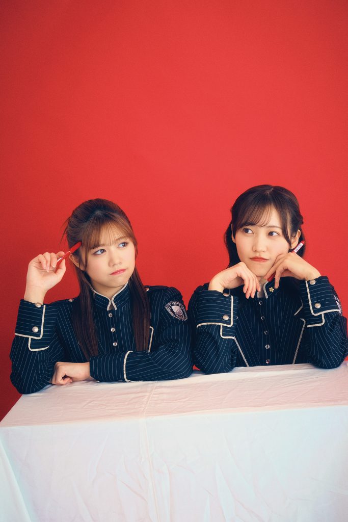 写真左から、櫻坂46の武元唯衣と松田里奈