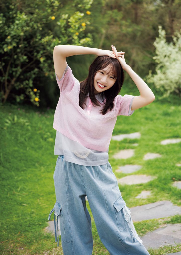 『週刊少年マガジン25号』に登場している日向坂46・藤嶌果歩