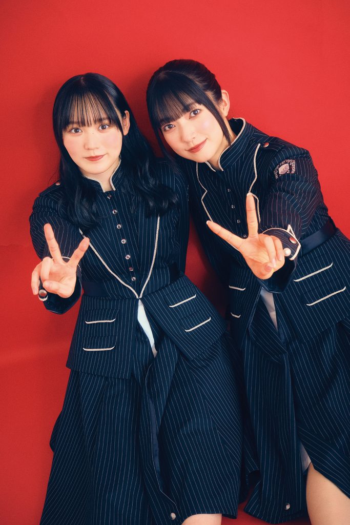 写真左から、増本綺良と大園玲