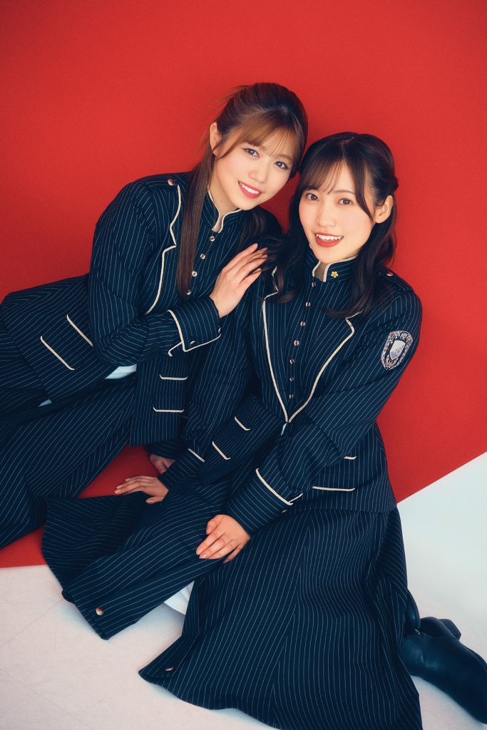 写真左から、櫻坂46の武元唯衣と松田里奈