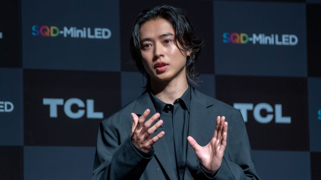 山﨑賢人が『TCL テレビ/モニター新商品＆新アンバサダー・新CM発表会』に出席