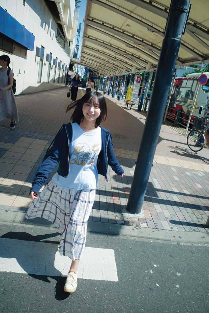 『BUBKA12月号』に登場した、日向坂46大野愛実
