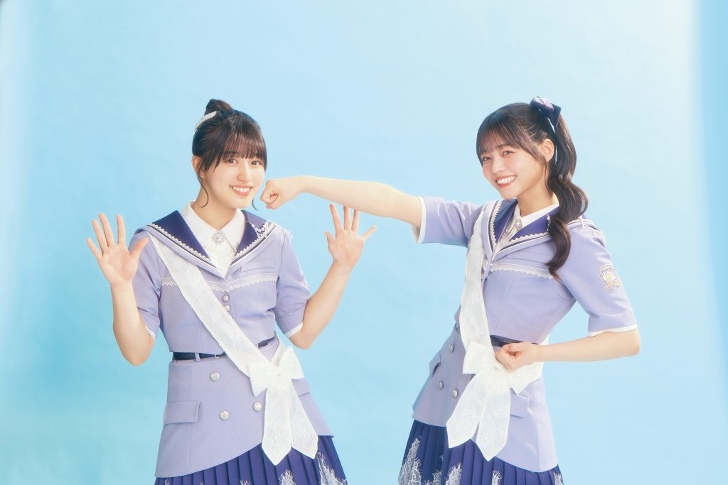 写真左から、僕が見たかった青空・岩本理瑚、秋田莉杏