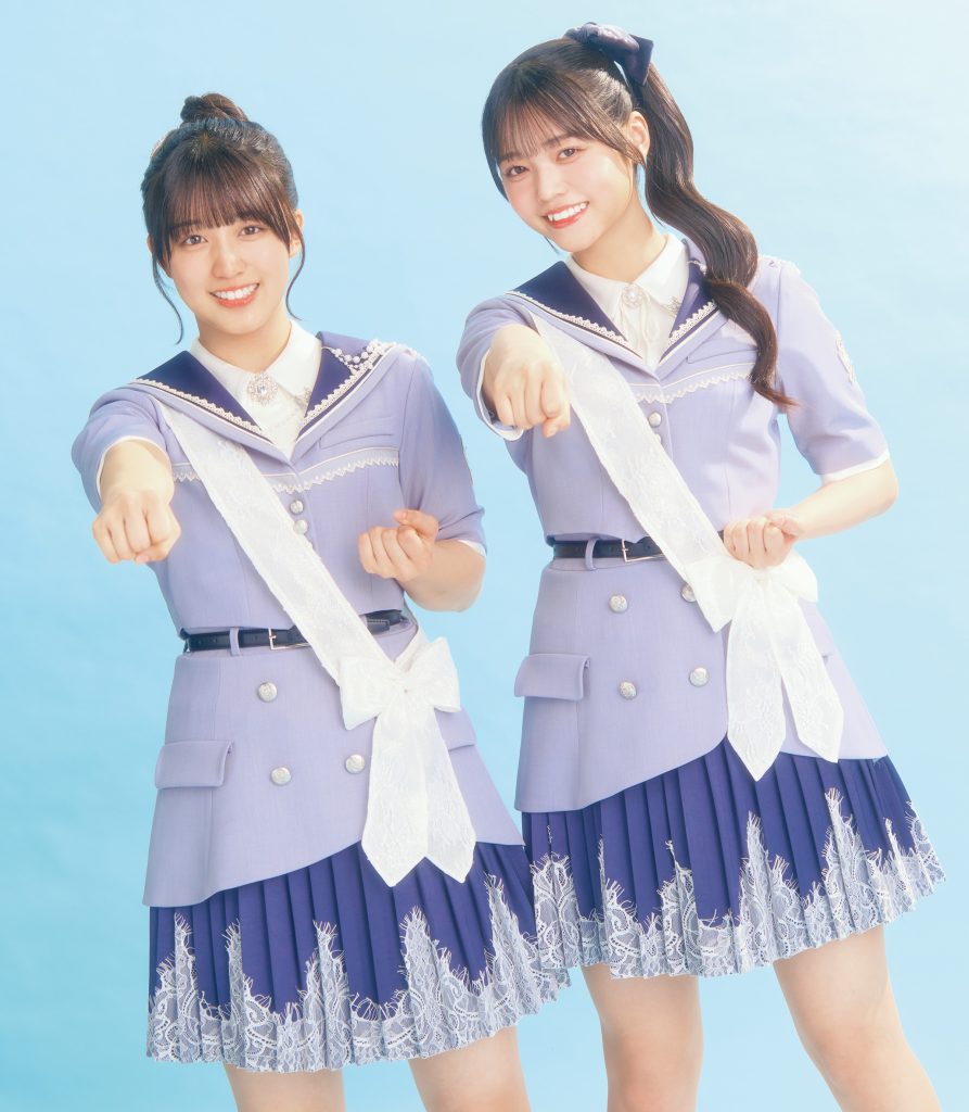 写真左から、僕が見たかった青空・岩本理瑚、秋田莉杏