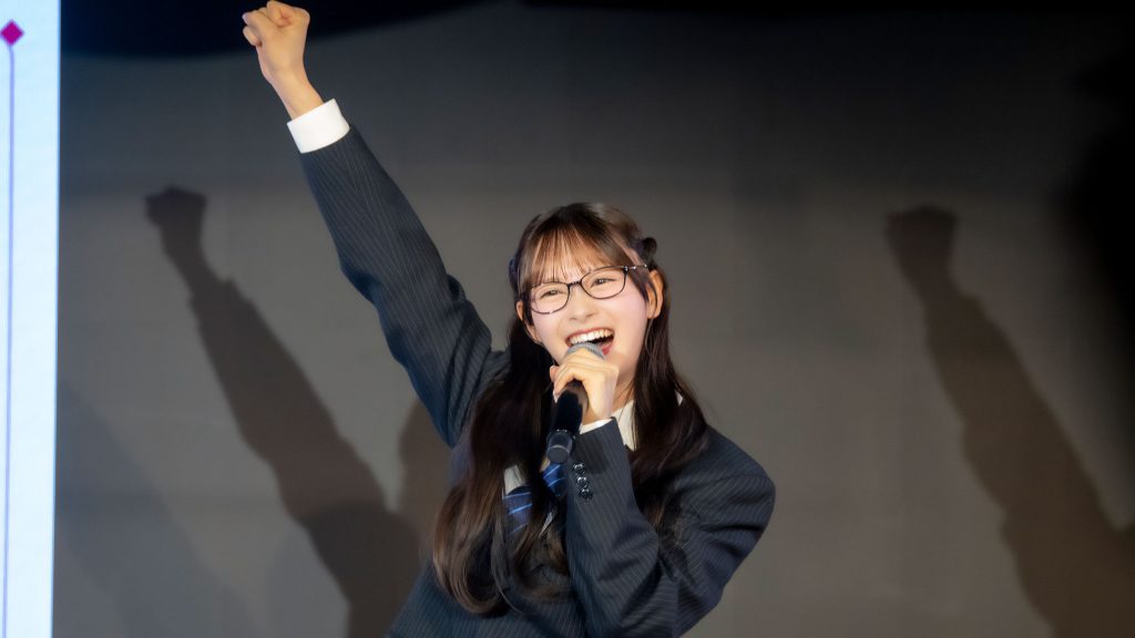 『AKB48 秋コンサート・コンセプト発表会』に出席したAKB48伊藤百花