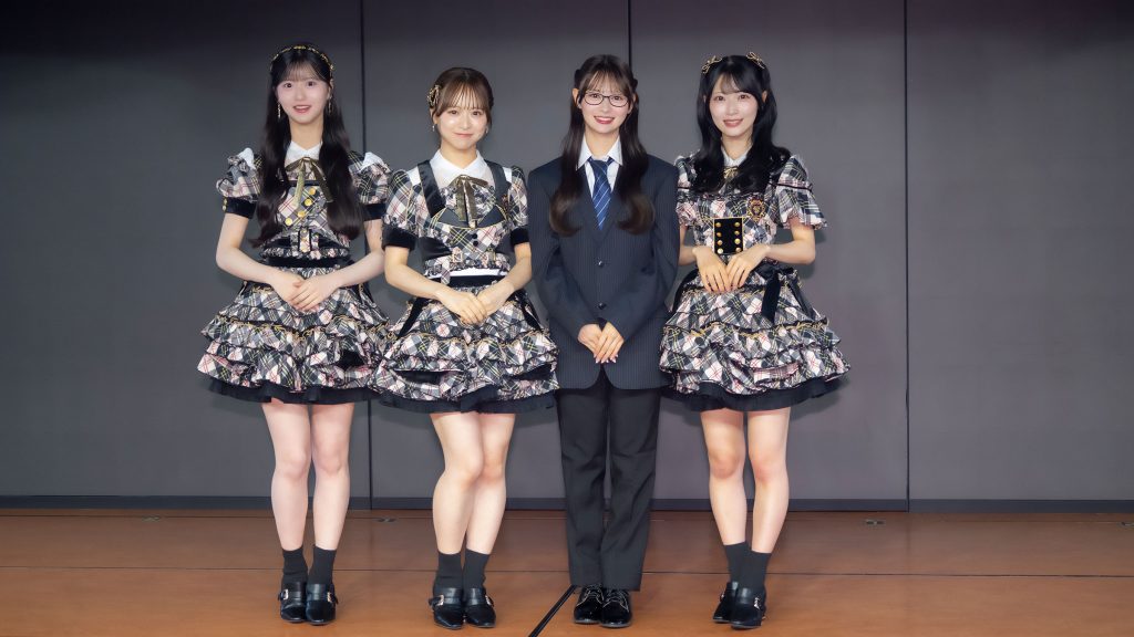 『AKB48 秋コンサート・コンセプト発表会』に出席したAKB48倉野尾成美・佐藤綺星・八木愛月・伊藤百花