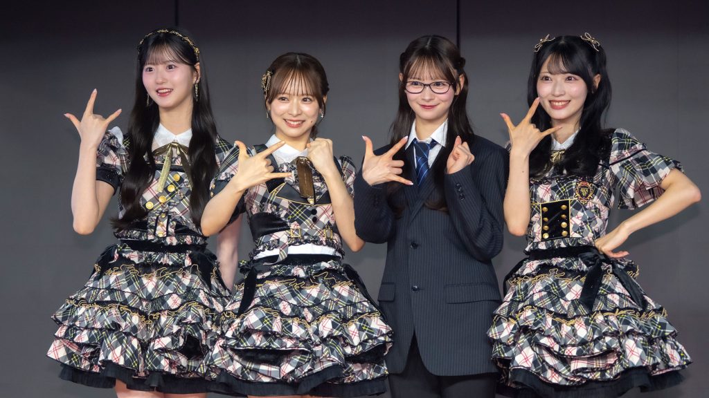 『AKB48 秋コンサート・コンセプト発表会』に出席したAKB48倉野尾成美・佐藤綺星・八木愛月・伊藤百花