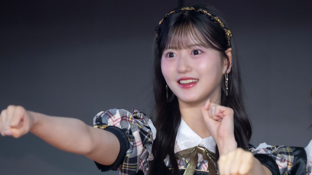 『AKB48 秋コンサート・コンセプト発表会』に出席したAKB48八木愛月