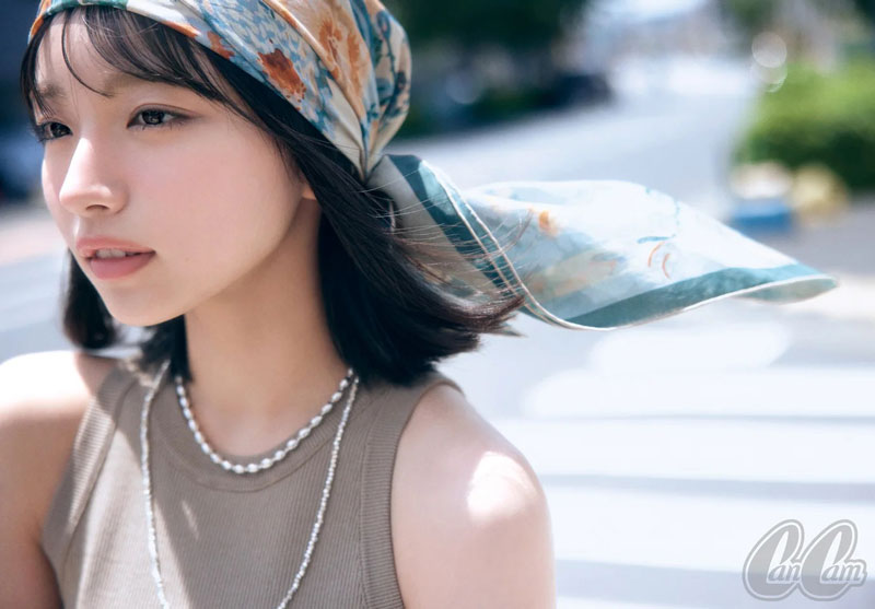 『CanCam8月号』表紙に抜擢された日向坂46・大野愛実