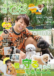 月刊わんこvol.11「君を守るためにできること」表紙巻頭特集:西川貴教