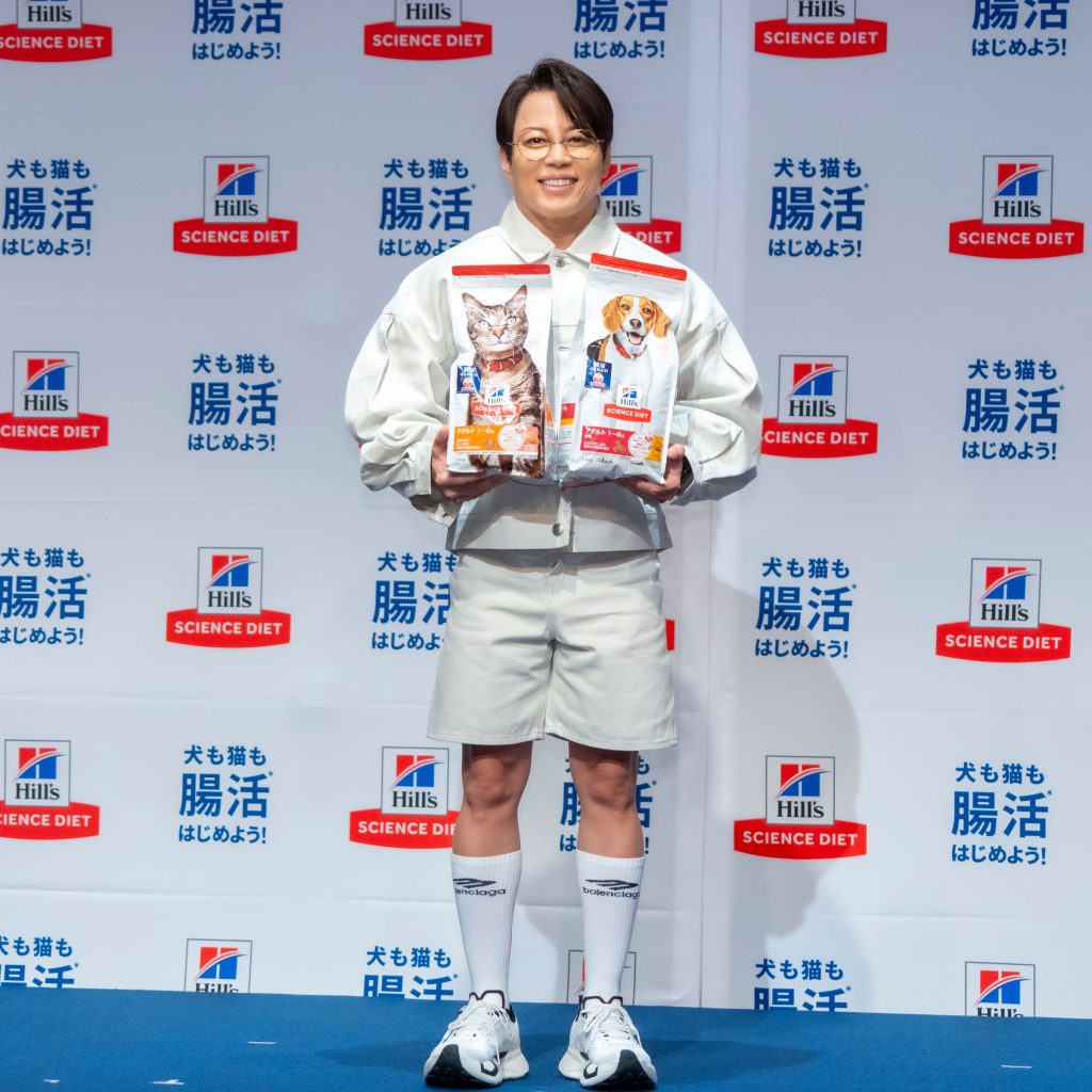 西川貴教が「ヒルズ サイエンス・ダイエット新商品発表会」に出席