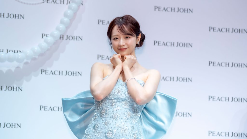 森香澄が「PEACH JOHN『人魚のブラ』SUMMER OASIS」記者発表会に出席