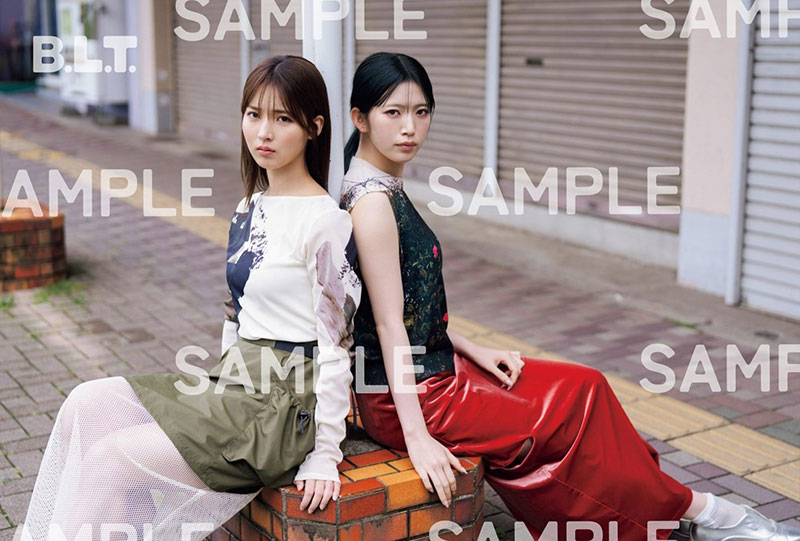 「B.L.T.2026年8月号」HMV購入特典ポストカード【中嶋優月&村山美羽(櫻坂46)A】