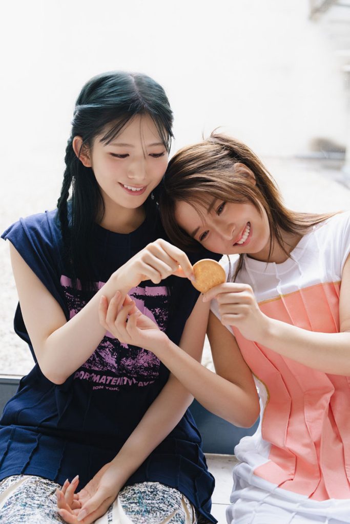 「B.L.T.2026年8月号」より櫻坂46中嶋優月と村山美羽