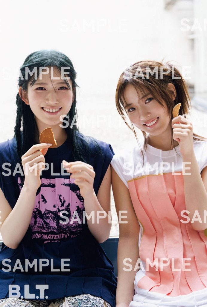 「B.L.T.2026年8月号」HMV購入特典ポストカード【中嶋優月&村山美羽(櫻坂46)B】