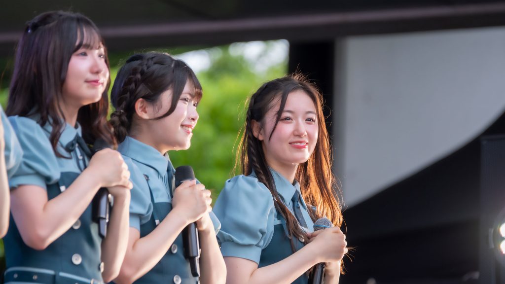 『Rain Tree初夏のフリーライブ～君の居場所はここにある～』より片瀬真花、加藤柊、葉山莉瑚