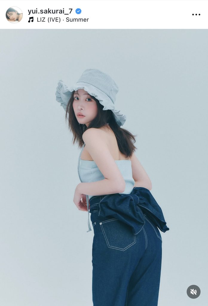 帽子も似合っていて素敵な1枚