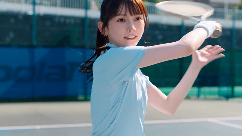 新TVCM「メイク仕上げの新習慣!」篇より