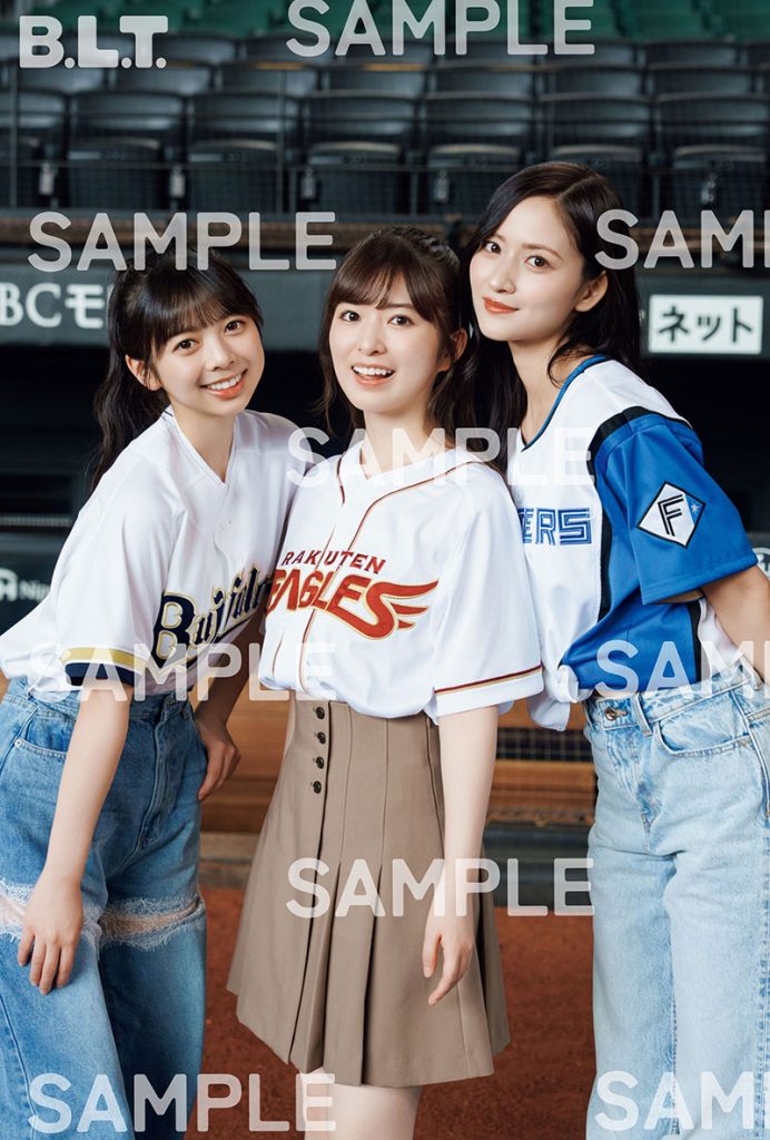 「B.L.T.2026年9月号」セブンネットショッピング購入特典ポストカード【小川彩＆金川紗耶＆長嶋凛桜（乃木坂46）】