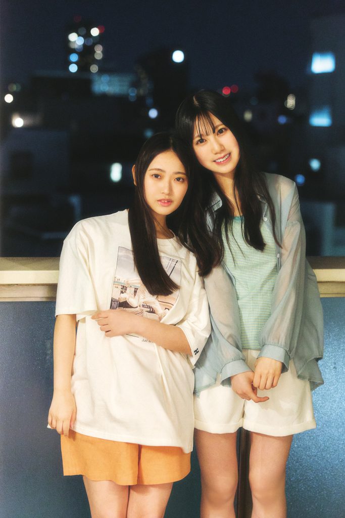 日向坂46の蔵盛妃那乃と鶴崎仁香