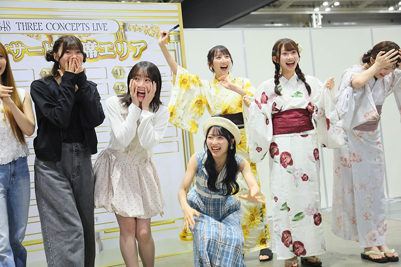 AKB48「推しが『好きish』コンサート」座席エリア大抽選会より