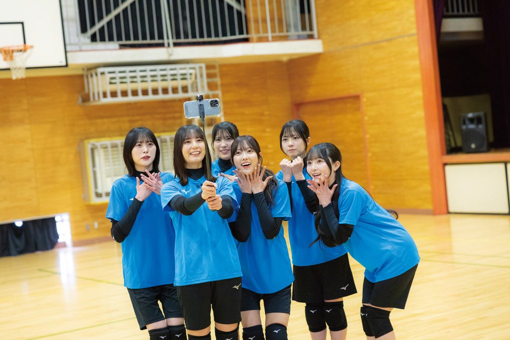「日向坂ちゃんねる」バレー部密着企画より