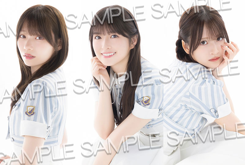 『BUBKA10月号』セブンネットショッピング限定特典ポストカード、乃木坂46 岡本姫奈・小川彩・金川紗耶