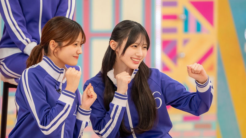『乃木坂工事延長中』に出演する奥田いろは、川﨑桜