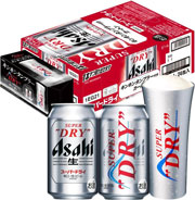 アサヒスーパードライ ビール 350ml×24本 キンキン冷感タンブラー付きカートン
