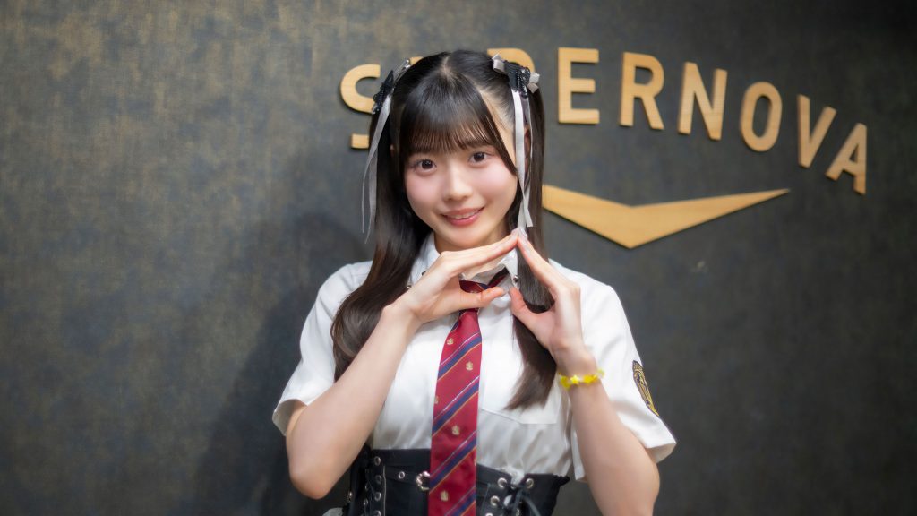 インタビューに応じたWHITE SCORPION・MOMO