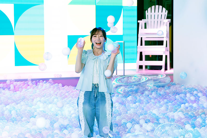 FRUITS ZIPPER・真中まなが『KAWAII FRIENDS PUKA PUKA PARK』オープニングセレモニーに出席