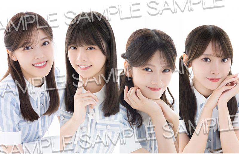 『BUBKA10月号』セブンネットショッピング限定特典ポストカード、乃木坂46 柴田柚菜・冨里奈央・奥田いろは・黒見明香