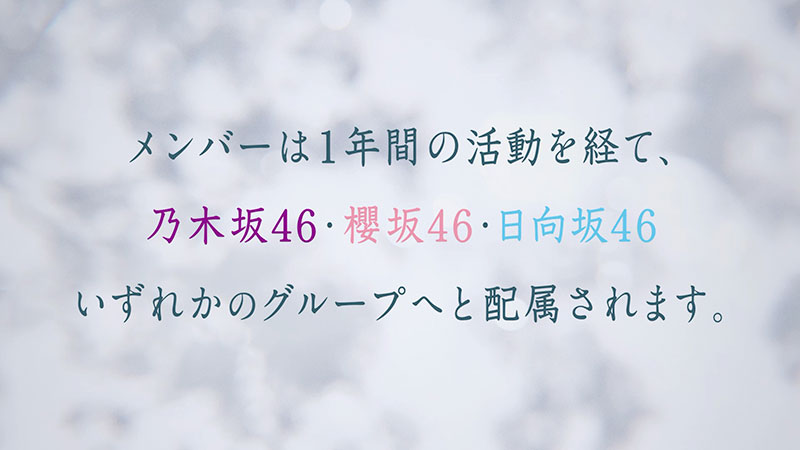 「青葉坂46オーディション告知Movie」より
