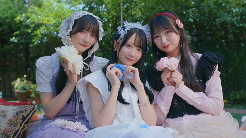 Rain Tree 5thデジタルシングル「好きなんて嘘に決まってる」MVより佐藤莉華、橋本真希、遠藤莉乃