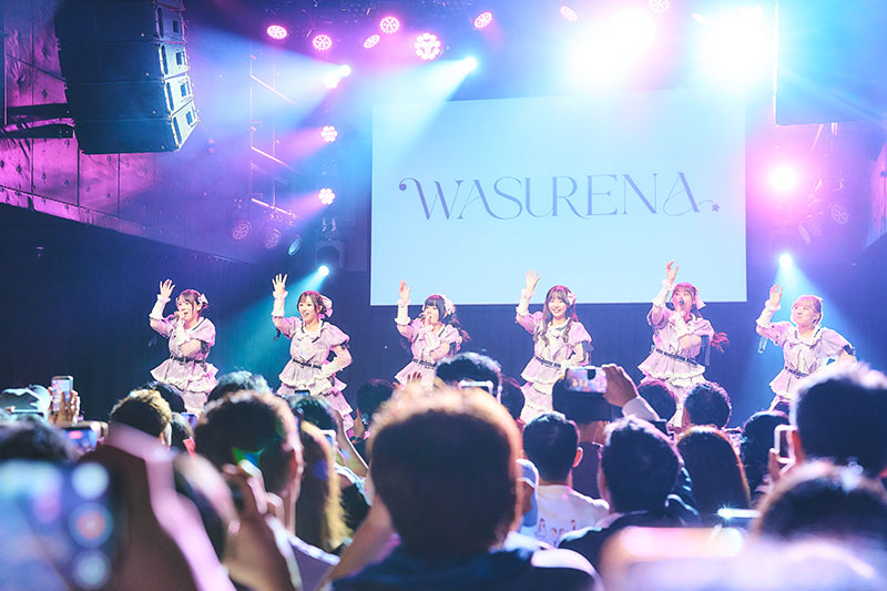 WASURENAデビューライブ「WASURENA Debut Live ~忘れられない、始まり。~」より