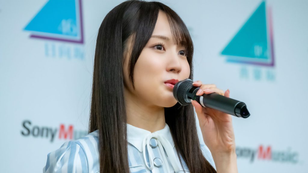 「青葉坂46オーディション プロモーション」取材会に出席した乃木坂46・賀喜遥香