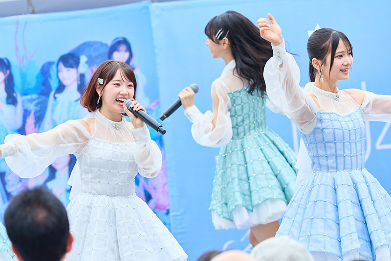 STU48 14thシングル『冬服に着替えたら』発売記念イベントより甲斐心愛・新井梨杏