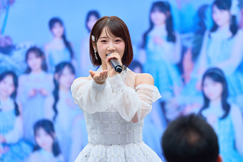 STU48 14thシングル『冬服に着替えたら』発売記念イベントより甲斐心愛
