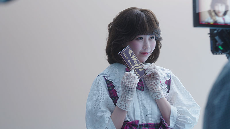 「明治ミルクチョコレート」新TVCM「明治ミルクチョコレート100周年」編メイキングシーン