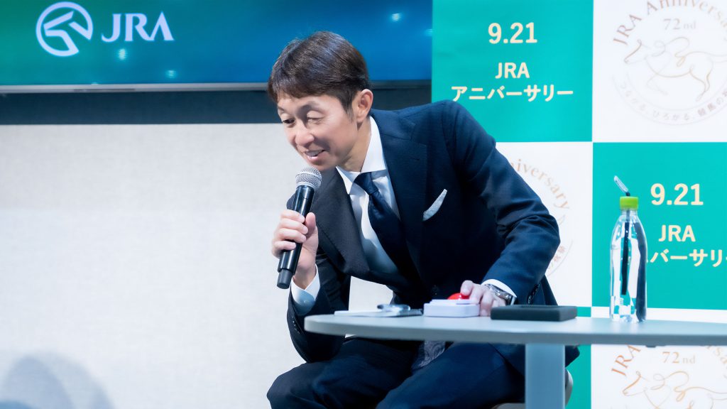 「競馬の日」ウィークに届ける『9.21 JRAアニバーサリー』PR発表会に出席した武豊騎手
