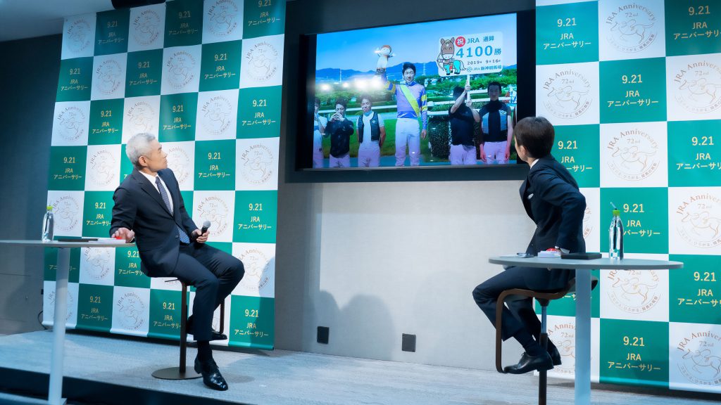 「競馬の日」ウィークに届ける『9.21 JRAアニバーサリー』PR発表会に出席した武豊騎手とイチロー氏