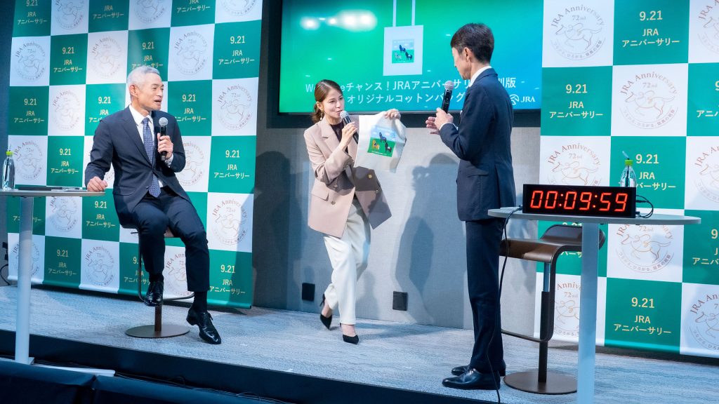 「競馬の日」ウィークに届ける『9.21 JRAアニバーサリー』PR発表会に出席した武豊騎手とイチロー氏