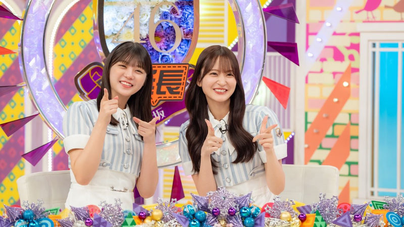 『乃木坂工事延長中』今週のMCを務める金川紗耶(右)と冨里奈央(左)